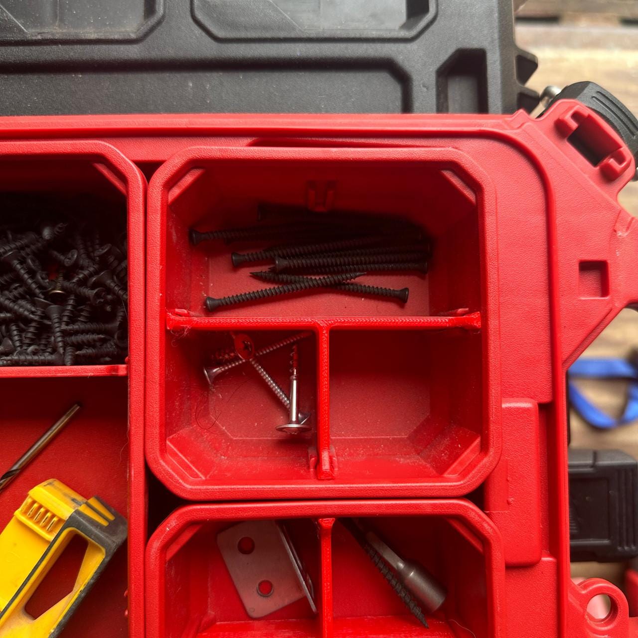 Dividers for Milwaukee Packout Low Profile Bins (3,4,6 Space) NW3DPrinting