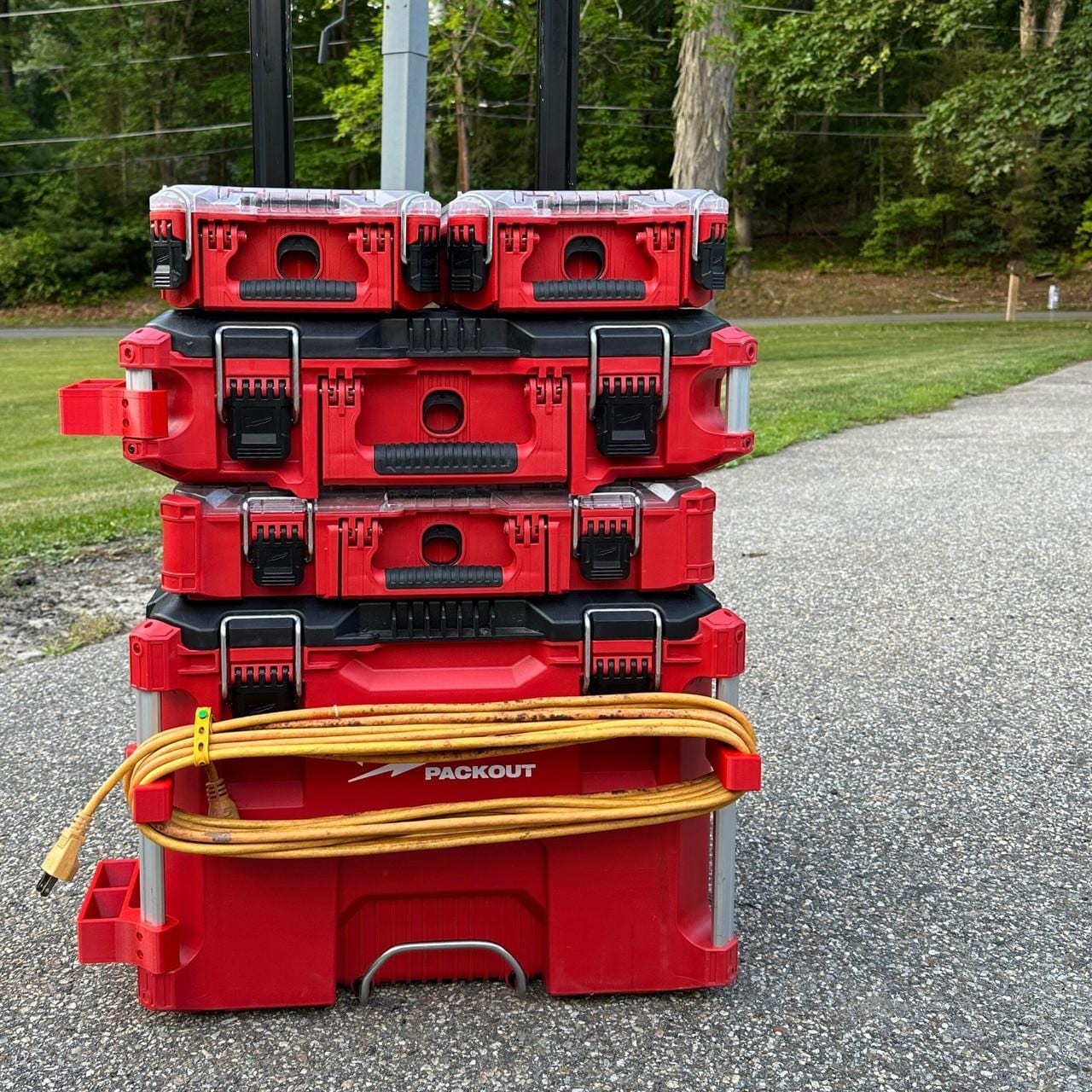 Extension Cord Holder for Milwaukee Packout NW3DPrinting