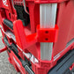Milwaukee Hook for Packout - Red Plastic Design with Multiple Cutouts for Versatile Use NW3DPrinting