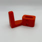 Milwaukee Hook for Packout - Red Plastic Design with Multiple Cutouts for Versatile Use NW3DPrinting