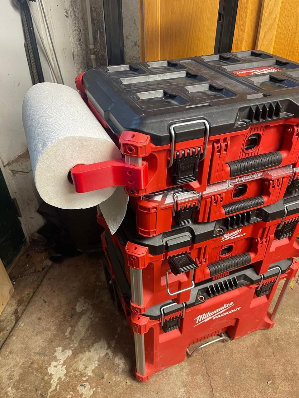Paper Towel Holder for Milwaukee Packout NW3DPrinting