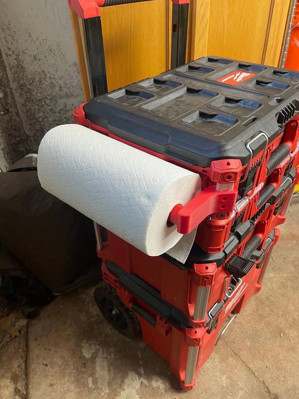 Paper Towel Holder for Milwaukee Packout NW3DPrinting
