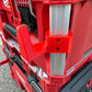 Milwaukee Hook for Packout - Red Plastic Design with Multiple Cutouts for Versatile Use NW3DPrinting Single Hook- Right