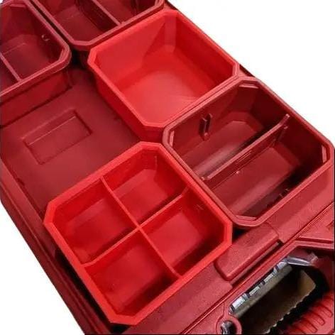 Slim Packout Bins for Milwaukee Bit Holders - 4x4 & 4x8 Sizes - Durable PETG Material - Lifetime Guarantee - Made in USA NW3DPrinting